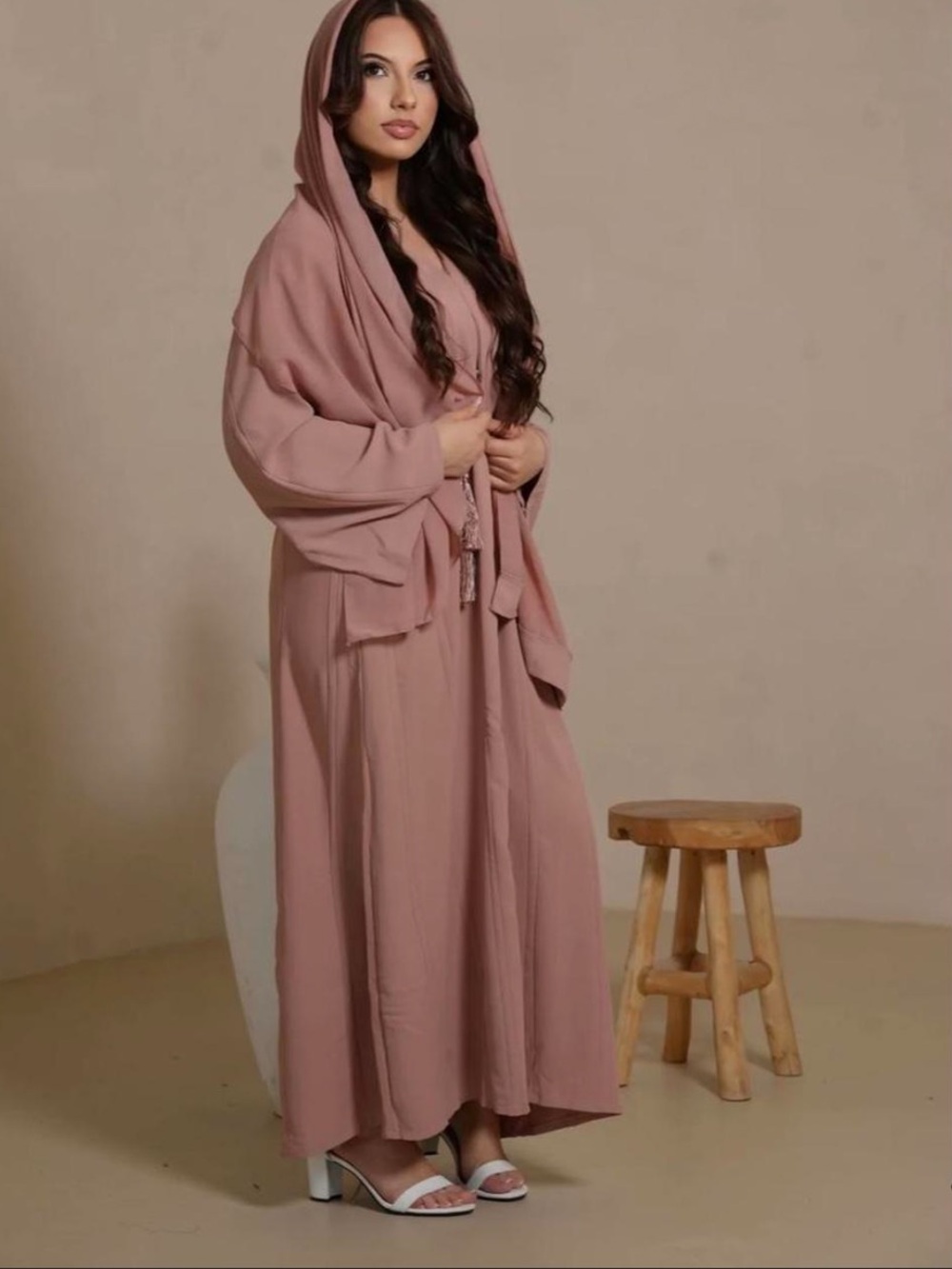 3 piece abaya